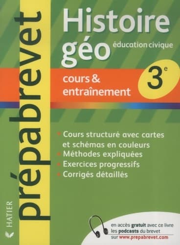 Histoire-Géographie-Education civique 3e : cours et entraînement - Françoise Aoustin