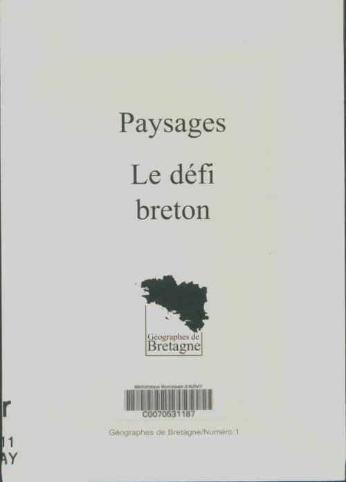 Paysages, le défi breton - Collectif