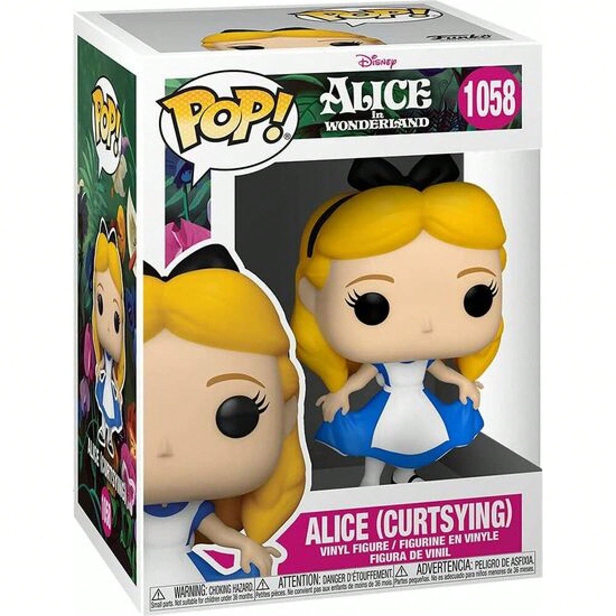 | FIGURINE POP DISNEY ALICE AU PAYS DES MERVEILLES 70ÈME ALICE CURTSYING