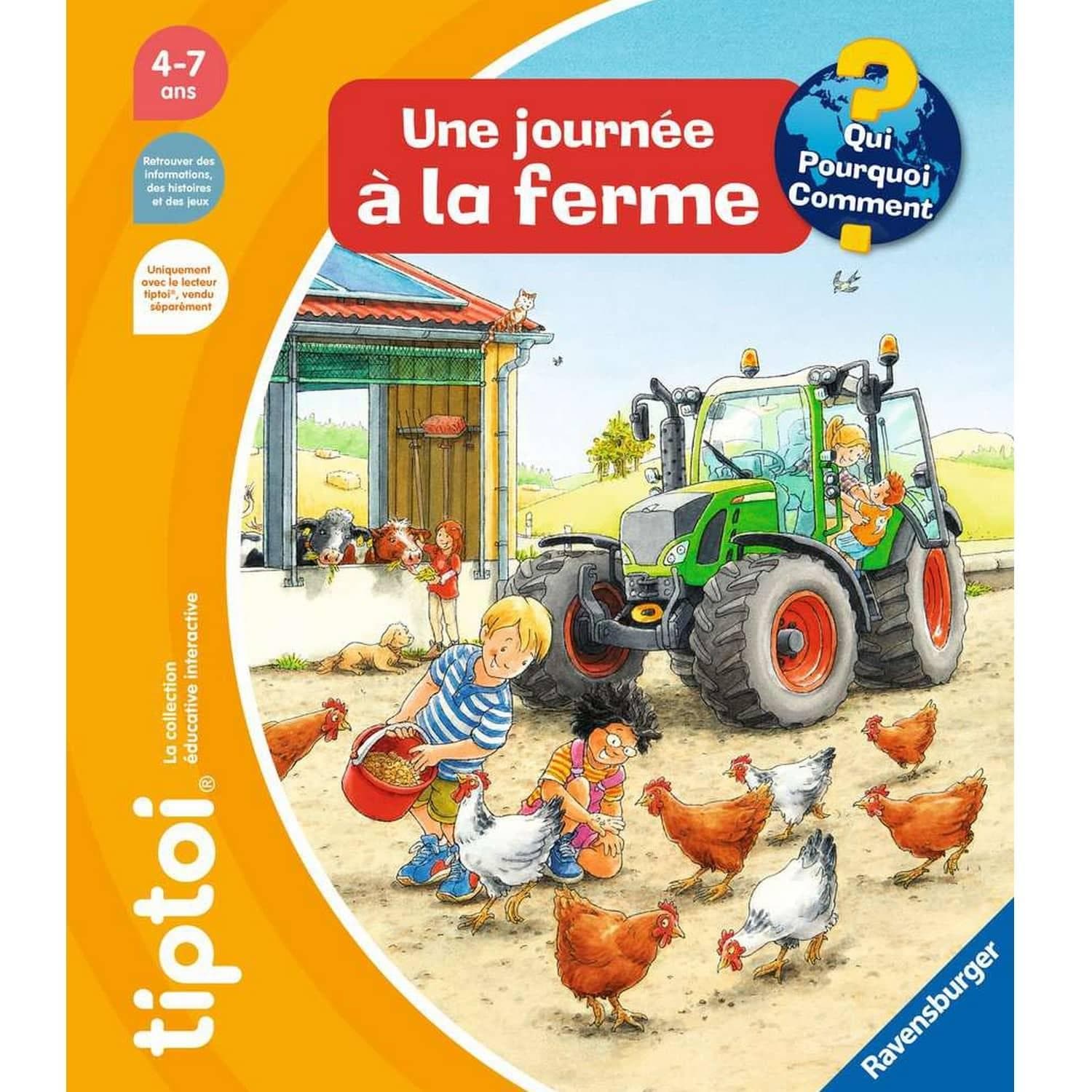des musiques et des centaines d'informations.Stylo Tiptoi non compris. Doit être acheté séparément.Contenu : Un livreConvient pour des enfants à